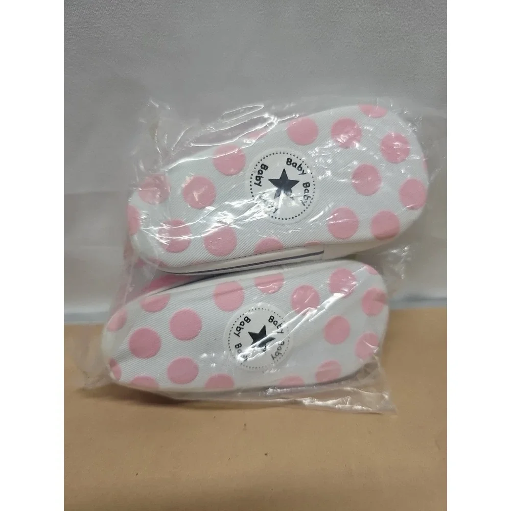 Baby Shoes Boy Girl Solid Sneaker Cotton Soft Anti-Slip Sole Infant Toddler sz 3